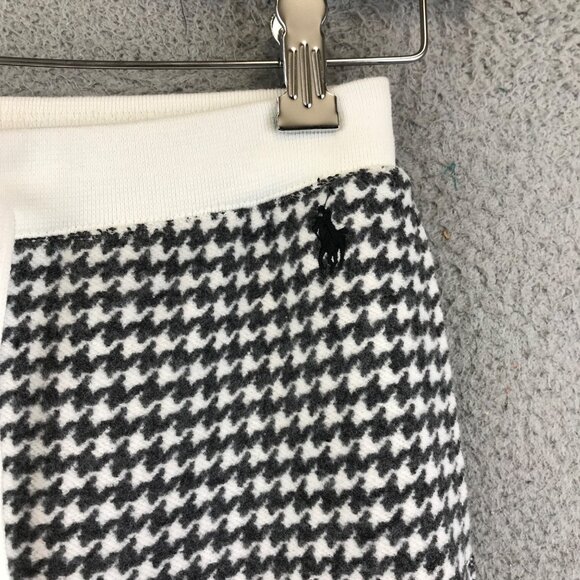 Polo Denim and Supply Women's Houndstooth Check Fleece String Banding XS - Picture 3 of 10
